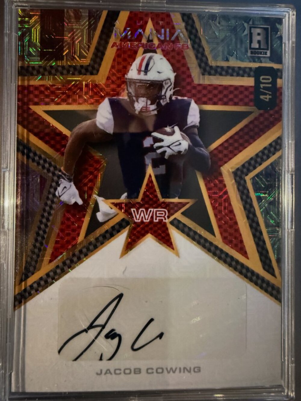 Jacob Cowing Auto AMAS-JC | 2024 Wild Card Mania Rookie | 4/10